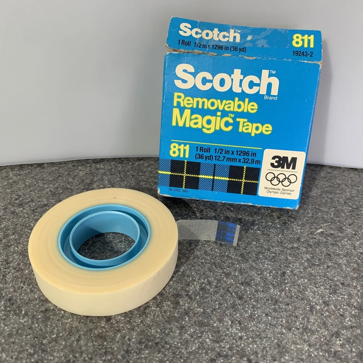 3M 2 Removable Magic Tape ( 3M 811 tape ) 2 x 36 yards