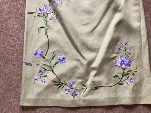 Vintage Laura Ashley ladies suit jacket & skirt silk & linen blend size 14 - 16 - Picture 9 of 20