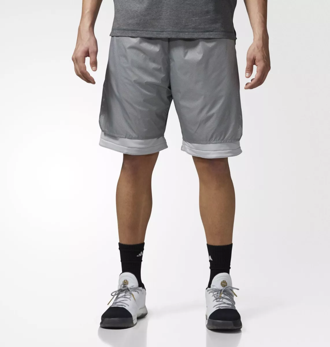 adidas adidas Basketball Shorts - Grey