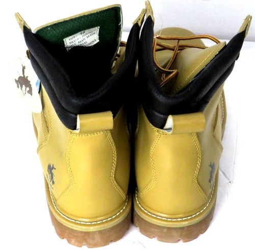 Gauchos Men's Boots Mens Lace-Up Work Tan Size 13 - Picture 5 of 8