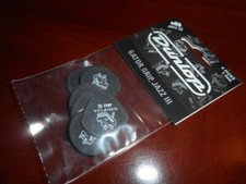 NEW Dunlop Gator Grip Jazz III Guitar Picks 6 , 571P1.4, 1.4 mm