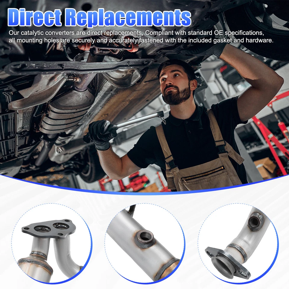 For Ford Ranger 3.0L Front & Rear Catalytic Converter 2001-2003- Fits 3.0L Only Foto 4 de 4