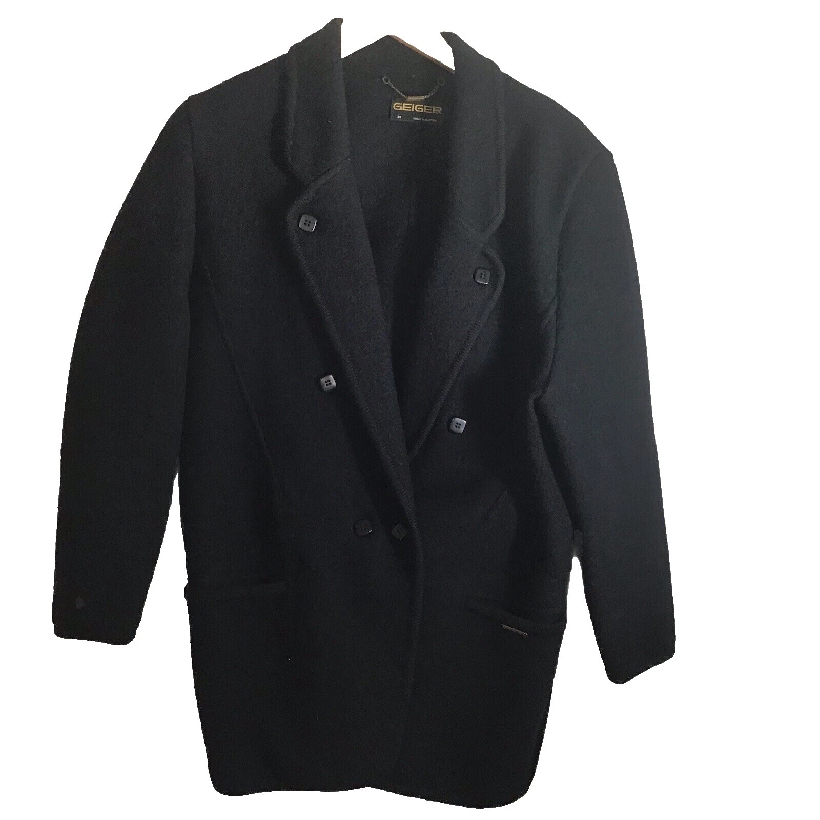 Geiger Negro abrigos, chaquetas y chalecos para Mujeres