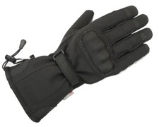 Winter Motorrad Leder Handschuhe, Oldtimer Biker Winter Wasserdicht Handschuhe-L