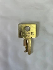 Vintage Long Lock Luggage Key #N-20, Steamer Trunk, Suitcase, Briefcase...NEW