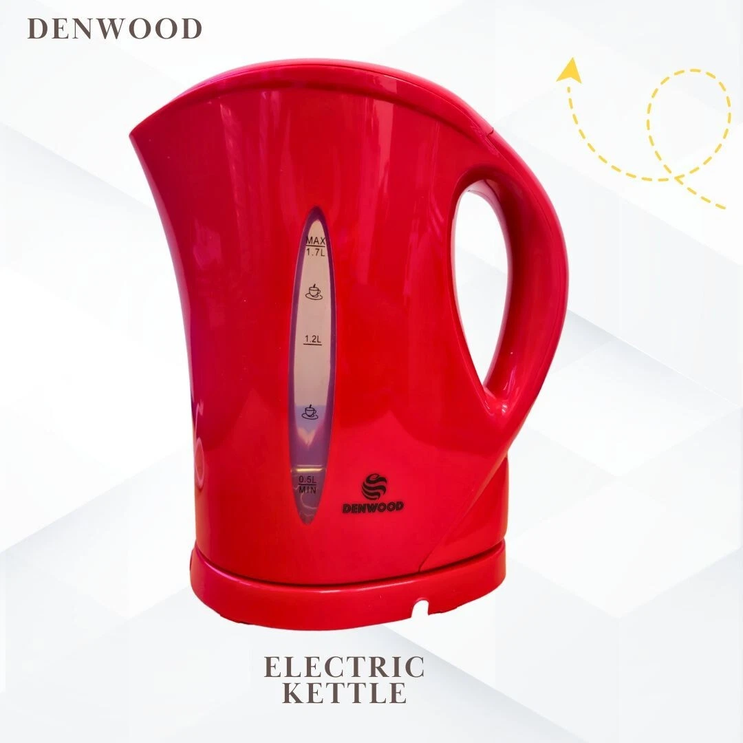 Electric Kettle Cordless Fast Boil 1.7L Hot Water 2200W Kitchen Travel Jug Red
Opens in a new window