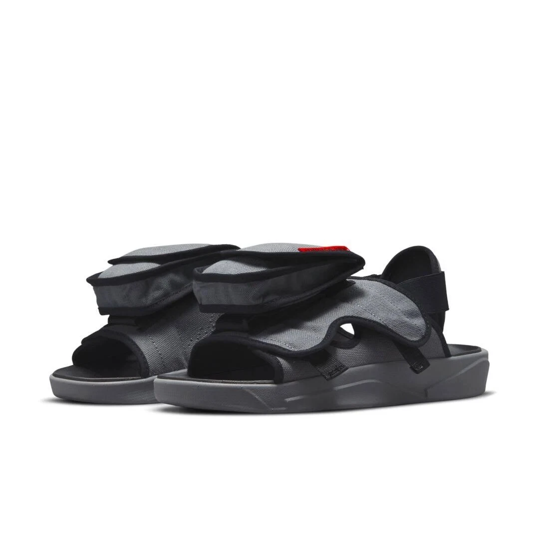 Jordan LS Slide CZ0791 001 grigio fumo rosso universitario nuovo da uomo taglia 8