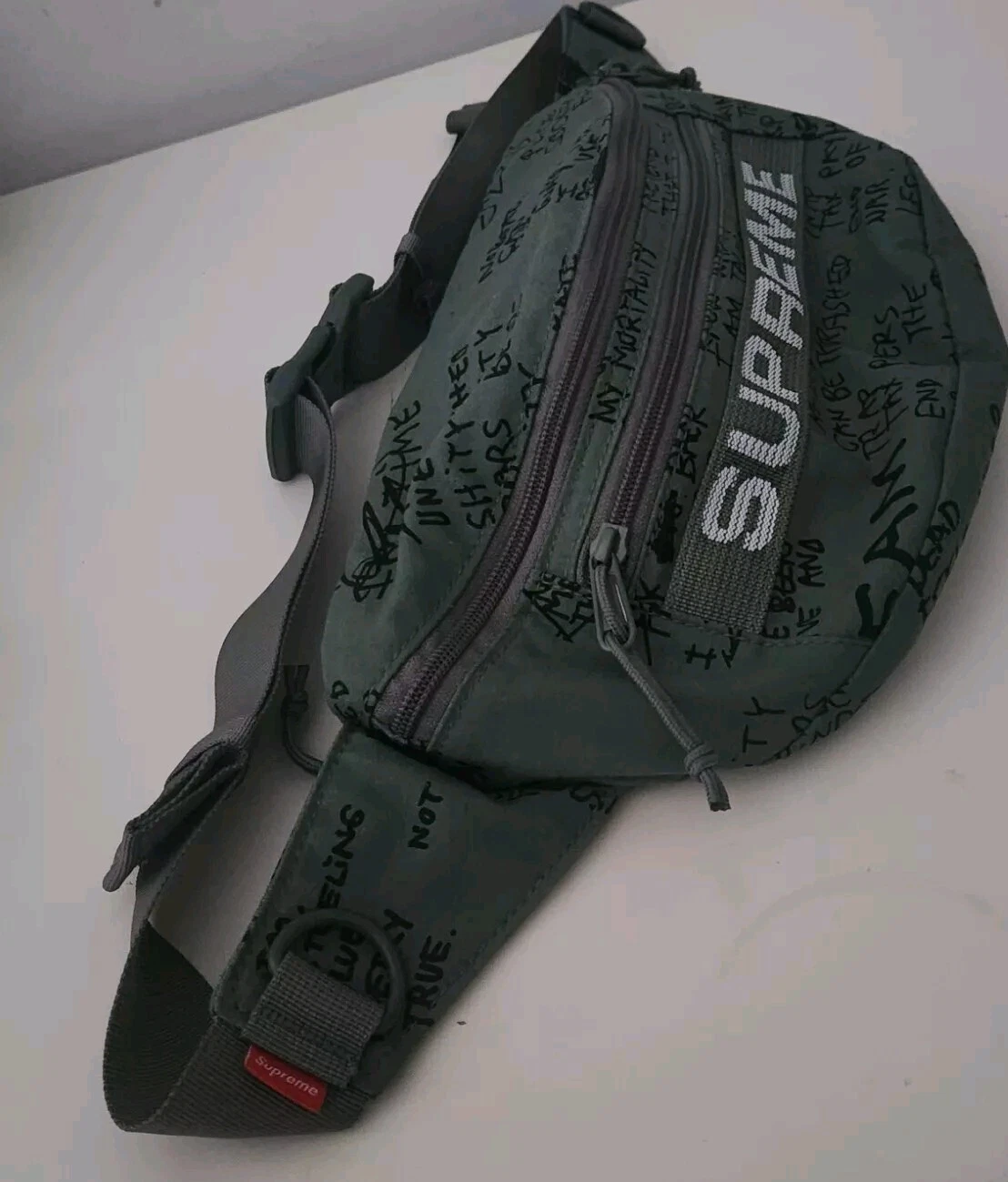 SS23 Supreme Field Waist Bag Ceinture Pack Olive Gonz Résistant à l'eau Gonzales Poèmes