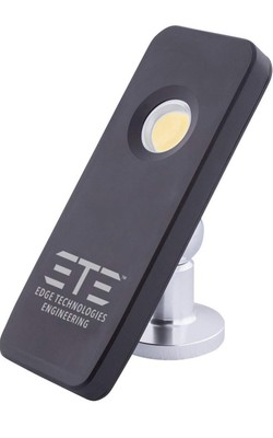 ETE ETELAL350BK Black Aluminator Rechargeable Pocket Dual Flood Flashlight