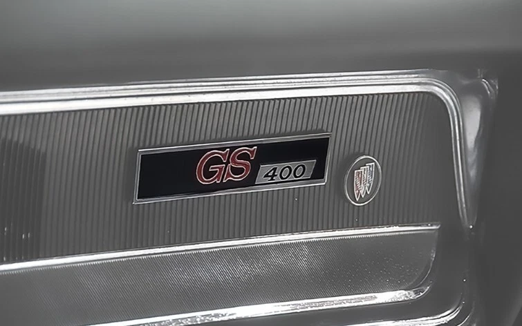Placa de identificación de tablero OER diecast GS 400 emblema para Buick Gran Sport 1967 Foto 3 de 4