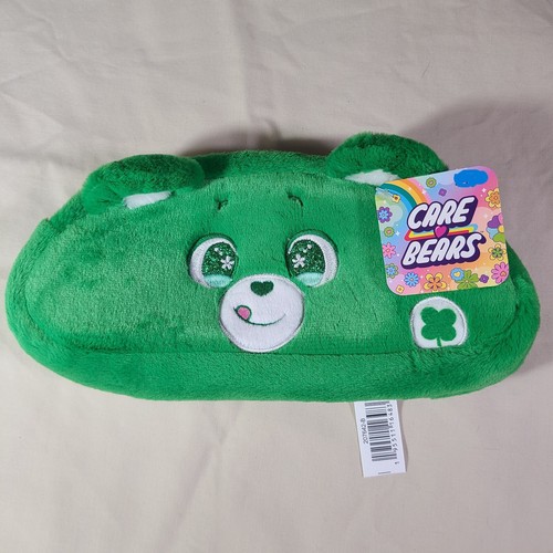 Care Bears grün Federmäppchen flauschig & bezaubernd 9,5" x 5"