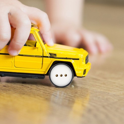 150 Stück Gummireifen, kleine Räder, 3 Löcher, für Spielzeug, - Bild 7 von 12