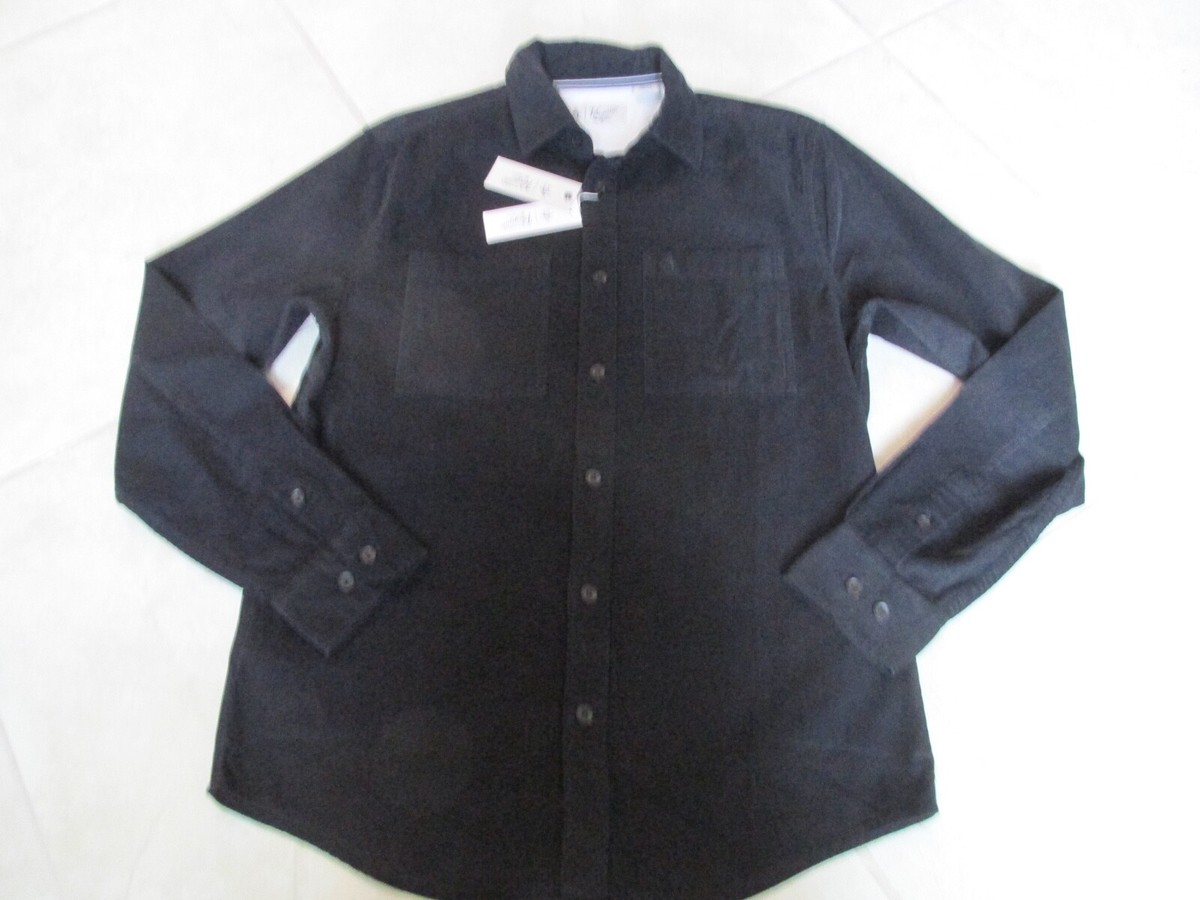 NEW Original Penguin Woven Corduroy Long Sleeve Shirt MENS