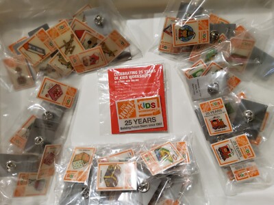 Home Depot Kids Craft Collectible Pins