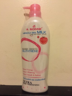 A BONNE Miracle Spa Milk UV Whitening Lotion with LYCOPENE 500ml. USA SELLER