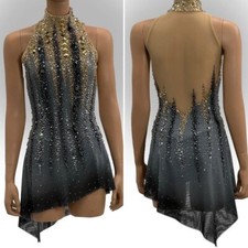 ice figure skating competition dress Gymnastics costume dance Dress dyeing