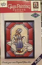 Gallery Glass Glass Painting Pattern 11” X 14” The Goose Girl Arts & Crafts Home