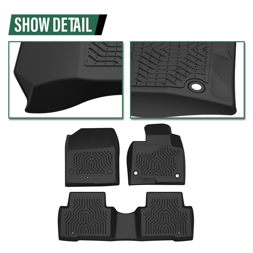 Fit For 13-18 Hyundai Santa Fe Sport All Weather TPE Floor Mats Protection Liner Foto 4 de 4