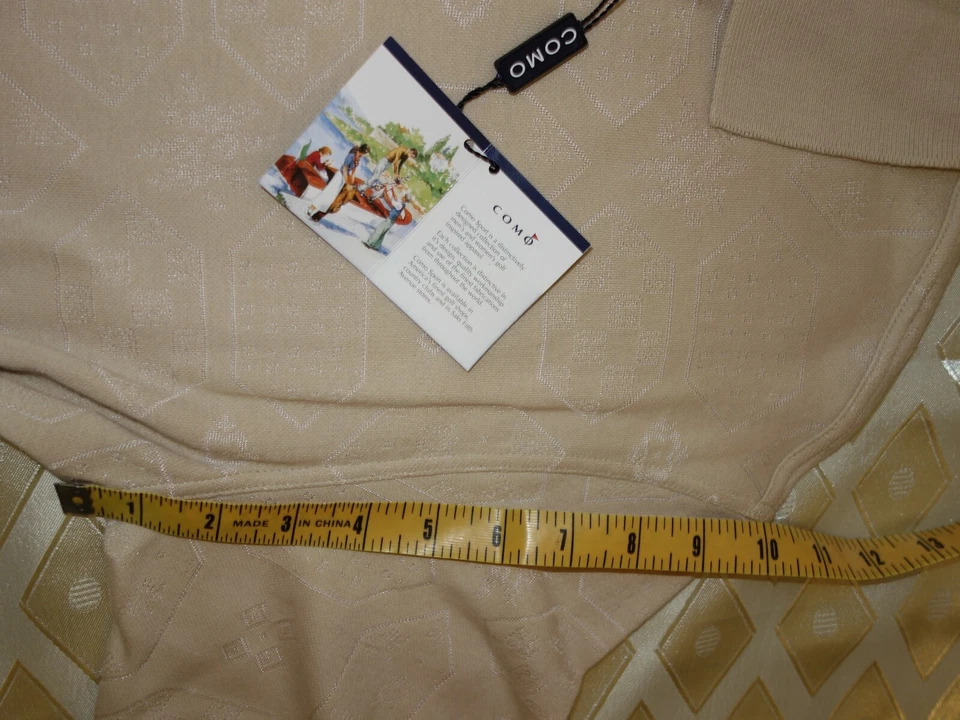 CAMISA HOMBRE COMO SPORT MEZCLA ALGODÓN US M L MADE IN ITALY Foto 4 de 4