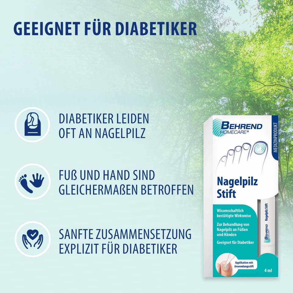 Behrend Homecare – Nagelpilz Stift für eine schnelle Nagelpilzbehandlung - Bild 3 von 4