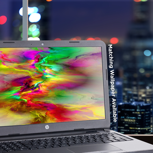 Universal Laptop Skins wrap for 15" - Color Explosion Colorful Design - Foto 6 di 7