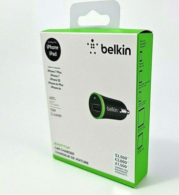 BELKIN original, Ladegerät 2,4A Autolader Kfz Lkw USB Adapter 12W Schnellader 