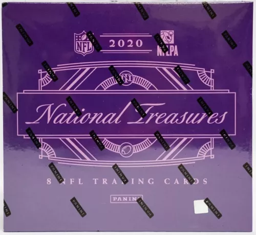 2020 Panini National Treasures Football Hobby Factory Sealed Box