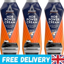 3 x 500ml Antibacterial Hob Cleaner -  Cream for Gleaming Kitchen Surfaces 15.33 per litre