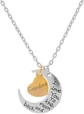 ShiQiao Spl Grandma Gifts Heart Pendant Necklace