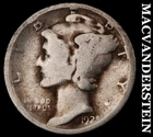 1925-D Mercury Dime- Silver- Scarce Better Date No Reserve #J1872