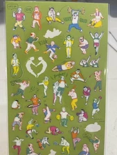 USED Japanese Mind Wave Inc. Lifestyle Exercise Stickers, 1 count