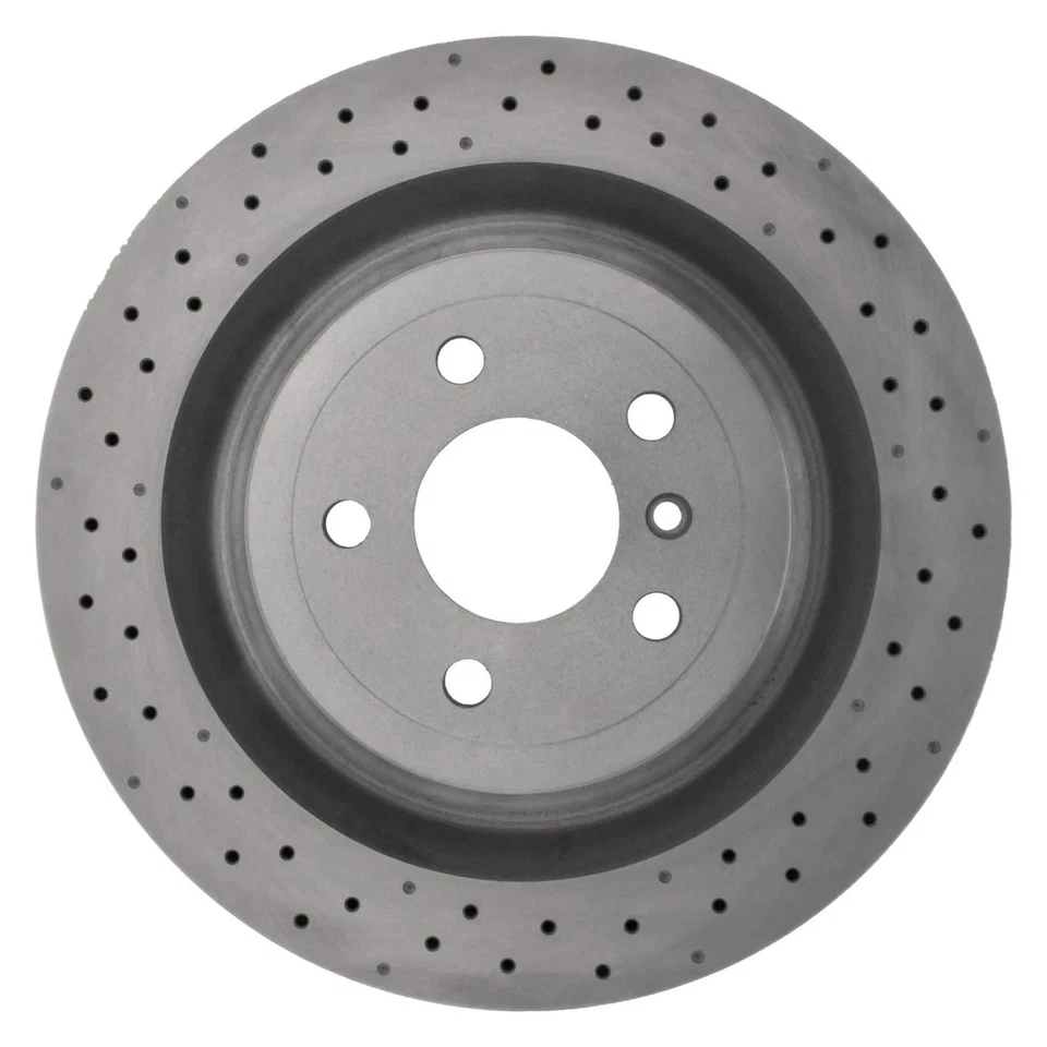 For Mercedes-Benz ML400 15 C-Tek Standard Drilled Vented Rear Brake Rotor - Изображение 3 из 4