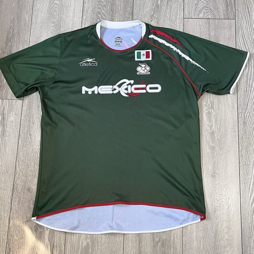 Mexico Atletica 2008 Olympics Mens Futbol Football Top Shirt Large - Picture 3 of 13