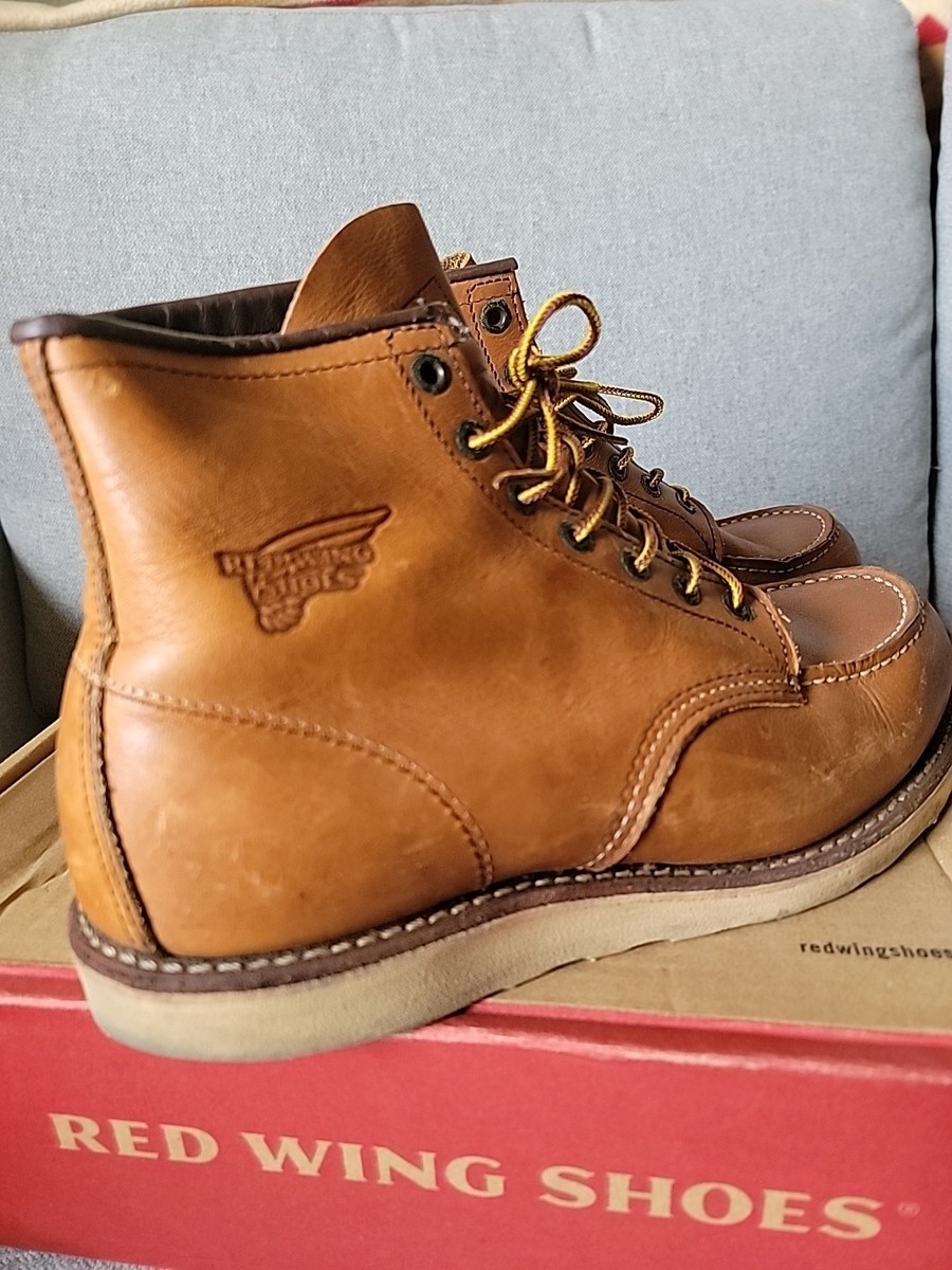 RARE SIDE LOGO! 9.5EE Red Wing 10875/875 Boots AMAZING YELLOW