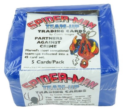 1990 Comic Images Spider-Man Team-Up Trading Cards Factory Sealed Box