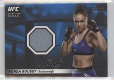 2018 Topps UFC Knockout Fight Mat Relic Blue 10/50 Ronda Rousey #FMR-RR 05bt