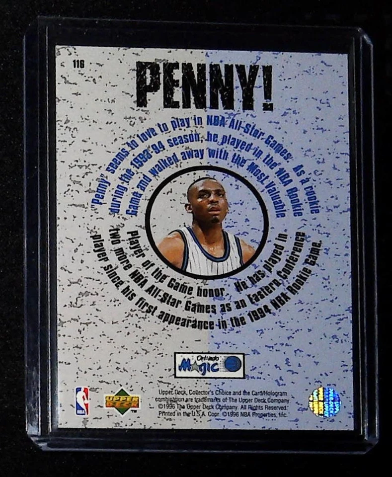 1996-97 Collector's Choice #116 Anfernee Hardaway - Image 2 of 2