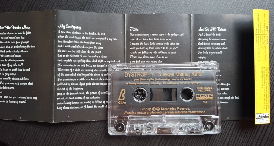 Dystrophy – Spiegel Meiner Kälte 1995 MC Tape Cassette Dimmu Borgir, Ulver - Image 2 of 2