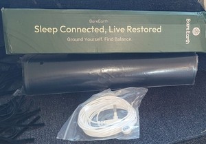 BareEarth Grounding Mat Sheet Earthing Kit w/ Cord, Black Grounding Sheet