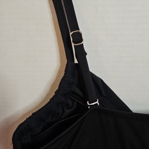 Garnett Hill Ruched Overlay One Piece Swimsuit Women Size 8 - Picture 11 of 15
