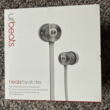 Beats by Dr. Dre Urbeats Silver Headphones "Empty Box Only"  Manual  ear tips