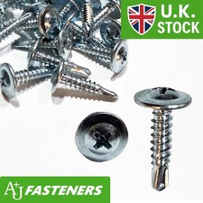BAYPOLE SELF DRILLING/TAPPING SCREWS WAFER HEAD uPVC BAY WINDOW FIXING SCREW TEK