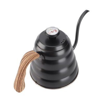 1.2L Stainless Steel Tea Coffee Kettle With Thermometer Gooseneck Spout Pour SET