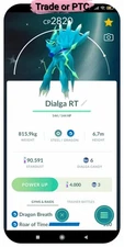 Pokemon Shiny Dialga Origin - Roar of Time skill - Tr'ade 20k stardust