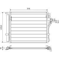 Valeo 814404 Kondensator Klimaanlage FüR KIA Sorento XM
