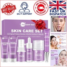 Luxury Anti-Aging Skincare Gift Set for Women - Cleanser, Serum & More