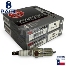 8 Pack Ngk V-power 4177 Spark Plugs Tr6