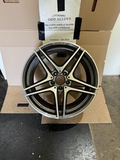 1 GENUINE MERCEDES C63 W205 AMG 19" ALLOY WHEEL RIM GREY OEM REAR A2054012000