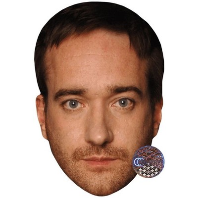 Matthew Macfadyen (Stoppeln) Großer Kopf. Größer als das Leben Maske.