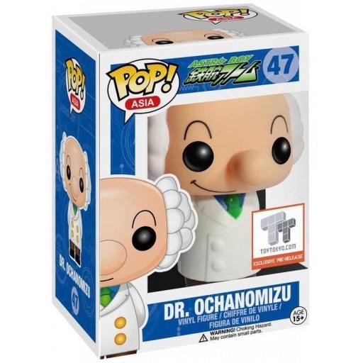 Funko Pop! Figura Vinilo Asia Astro Boy Dr. Ochanomizu #47 Toy Tokyo Exclusiva